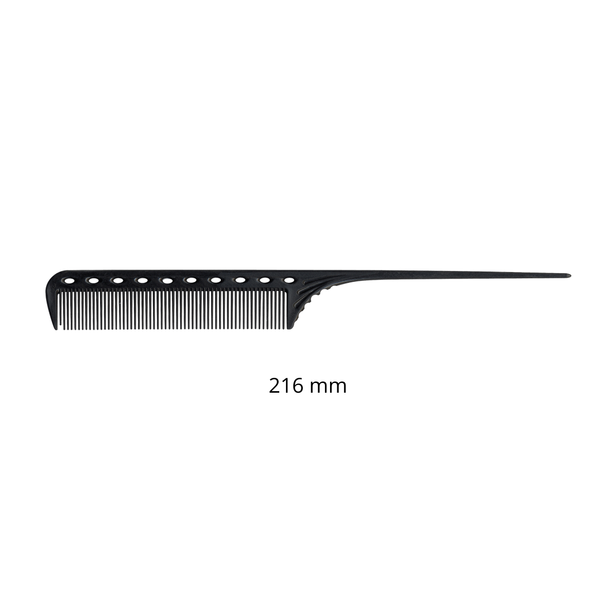 Y.S. Park Nr. 101 (216 mm) Carbon schwarz Stielkamm