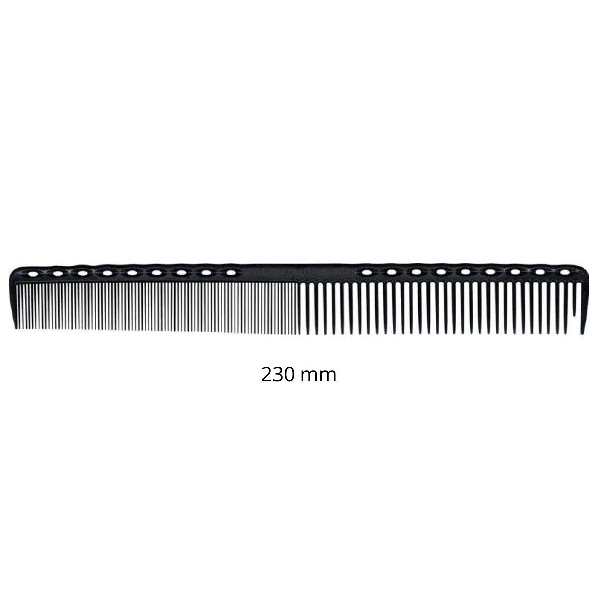 Y.S. Park Nr. 331 (230 mm) Carbon schwarz Schneidekamm